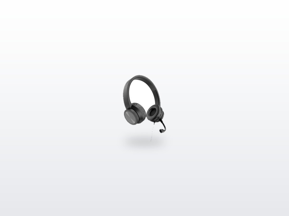 ENT-HS40 wired on-ear monitoring headset with boom microphone